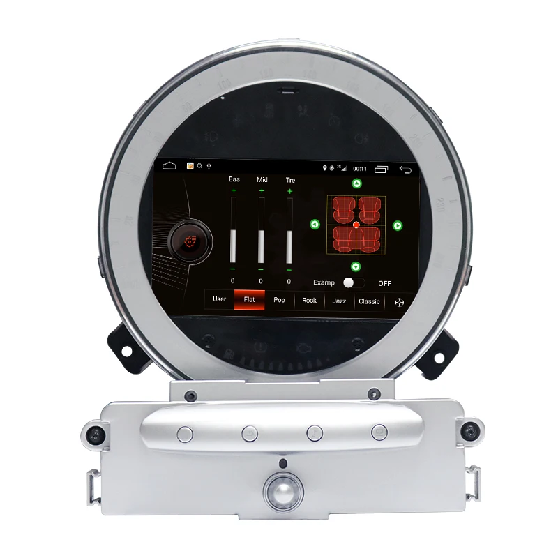 Android 10 4G WIFI 9 inch IPS anti-glare screen Autoradio with wireless carplay car stereo for bmw mini Cooper R56 07-10