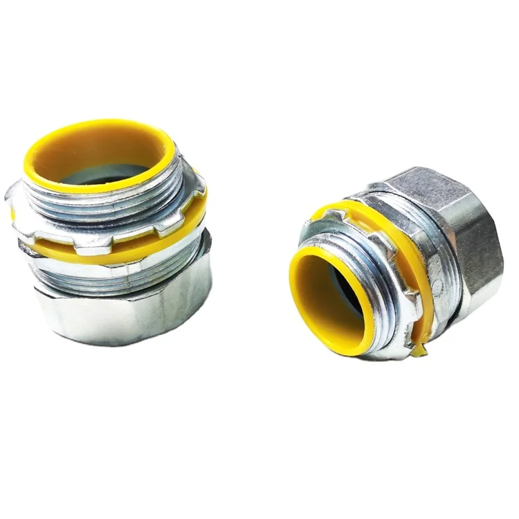 1/2 Inch Zinc Die Cast Straight Type Waterproof Liquid Tight Flexible Conduit Connector