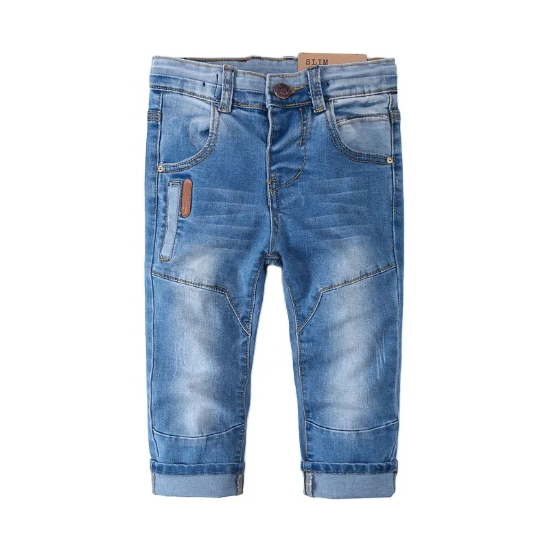 2019 Fashion cotton baby pants hot sale harem pants baby washed new design casual pants baby