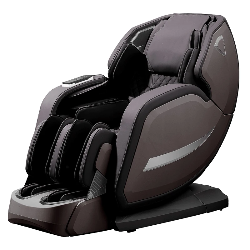 4D Massage Chair Zero Gravity Heated And Shiatsu Office Chair Track Yoga Stretch Intelligent Body Detection Bluetooth