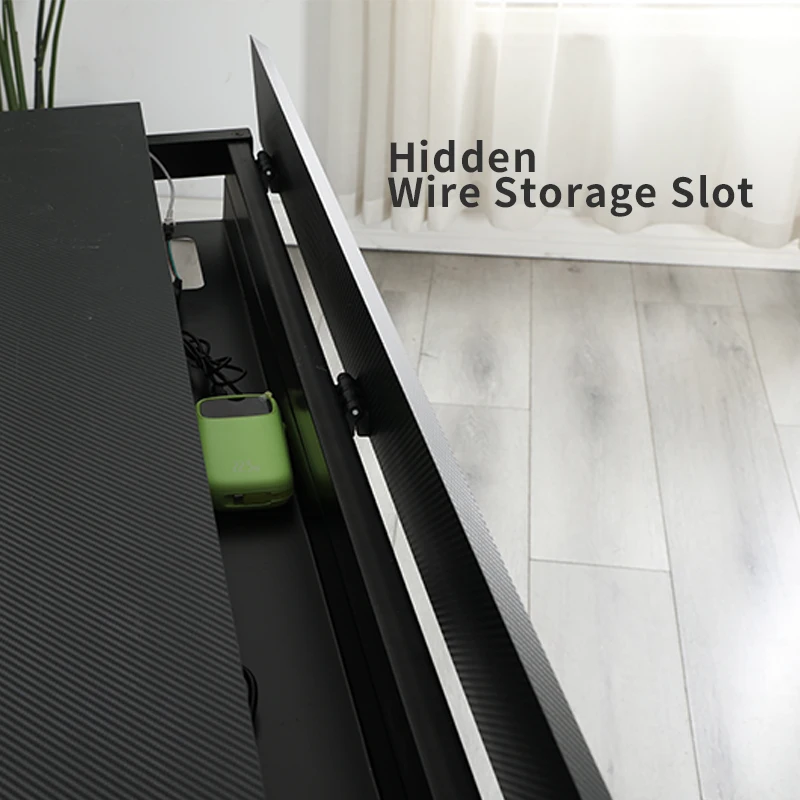 Dual motors Sit-to-Stand Metal Desk height adjustable standing computer gaming desk with Full-length cable management tray