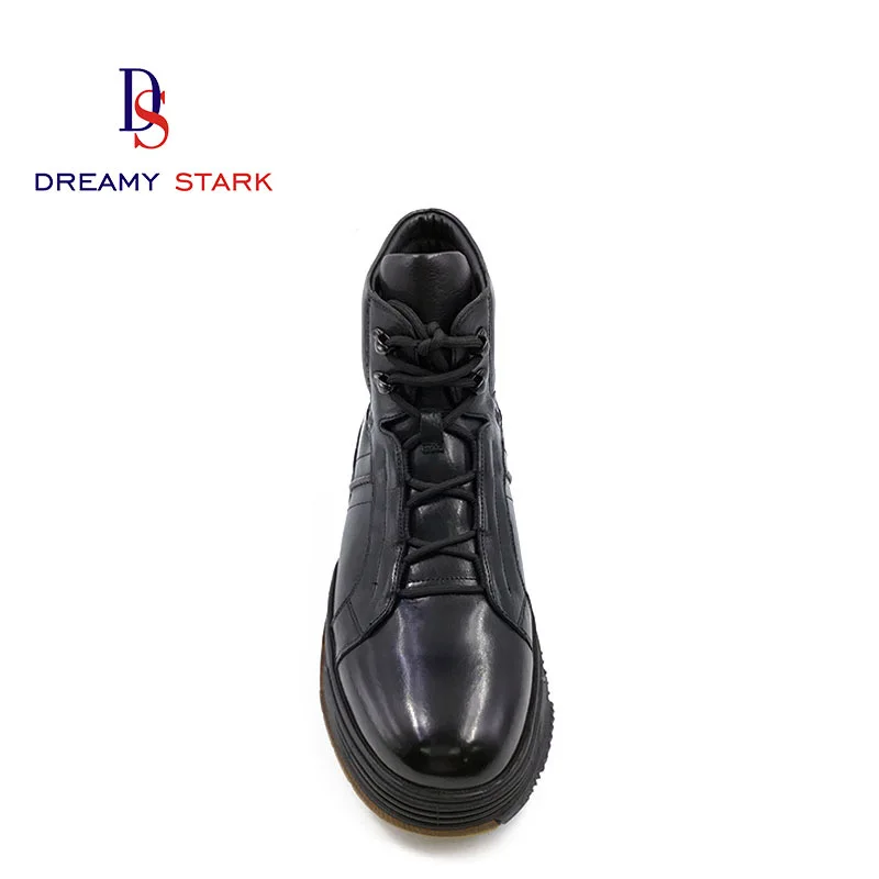 Dreamy Stark Sport Style Comfortable Walking Lace up High Top Shoes New Style Fashion Boot Genuine Leather Shoes Lace Boot