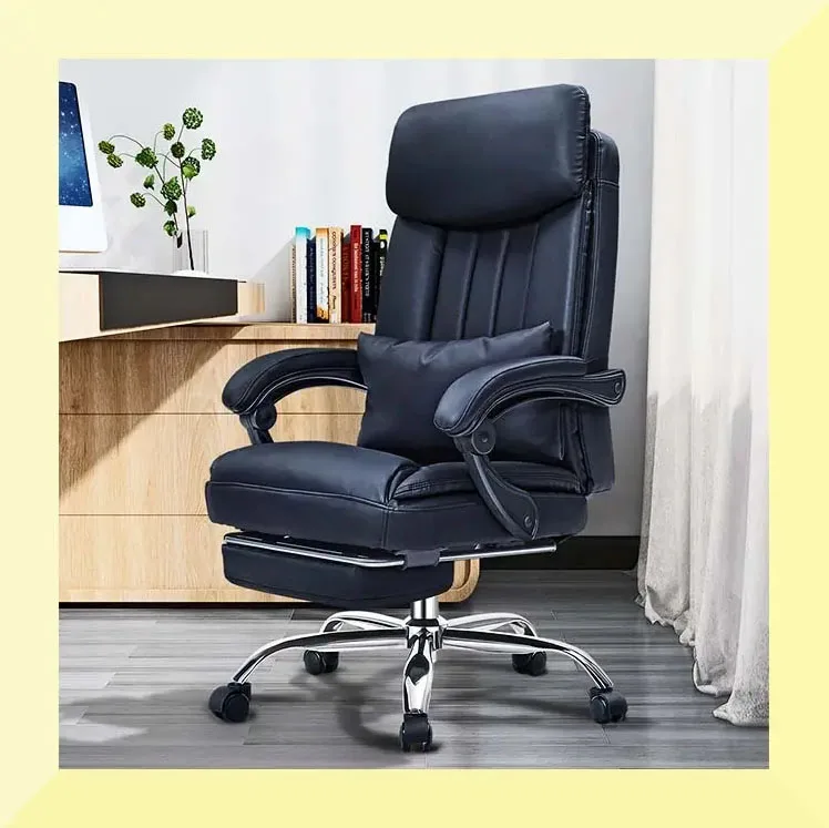 Недорогие новейшие Современные Поворотные кресла руководителя из искусственной кожи PU для дома и офиса