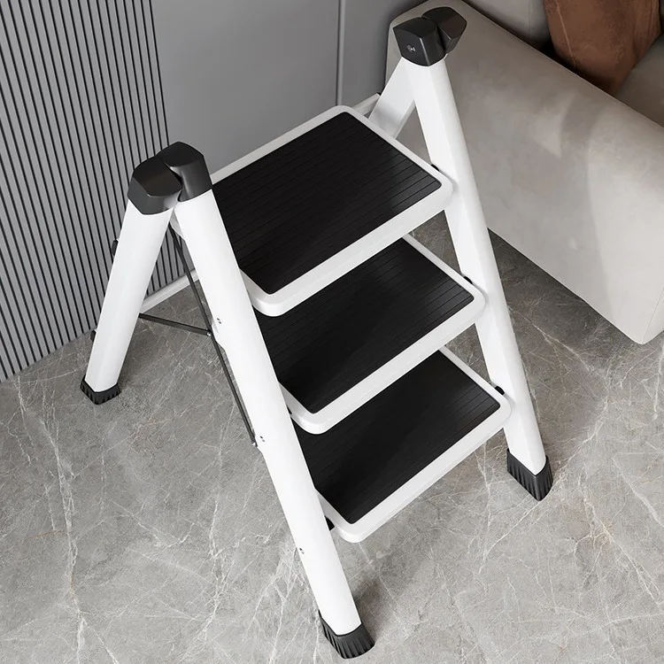 JOY Factory Home Folding Telescopic Herringbone Ladder Indoor Multi functional Climbing Thickened Small Ladder Stool