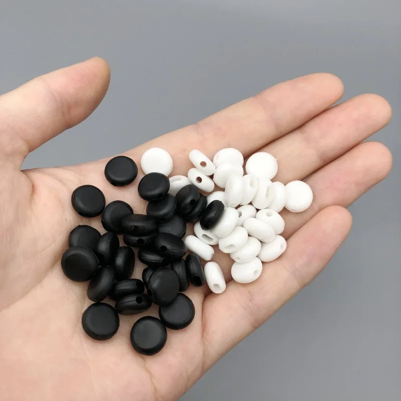 Disposable Face Adjustment Buckle Elastic Rope Rubber Cord Stopper Lock Cord Plastic Stopper