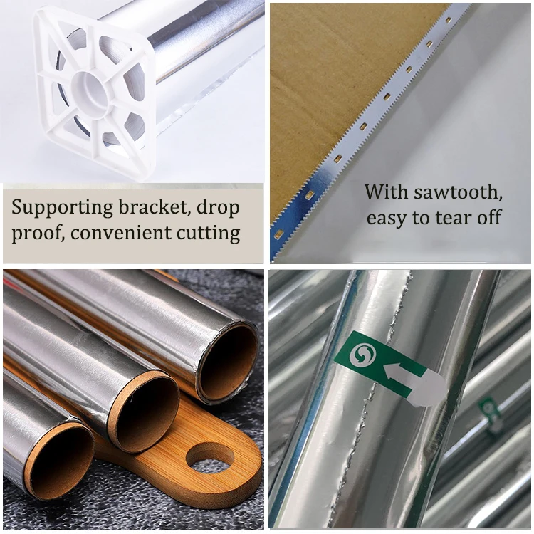 Wholesale Soft Food Embossed Metal Foil Paper Aluminum Foil Roll for Food Packaging