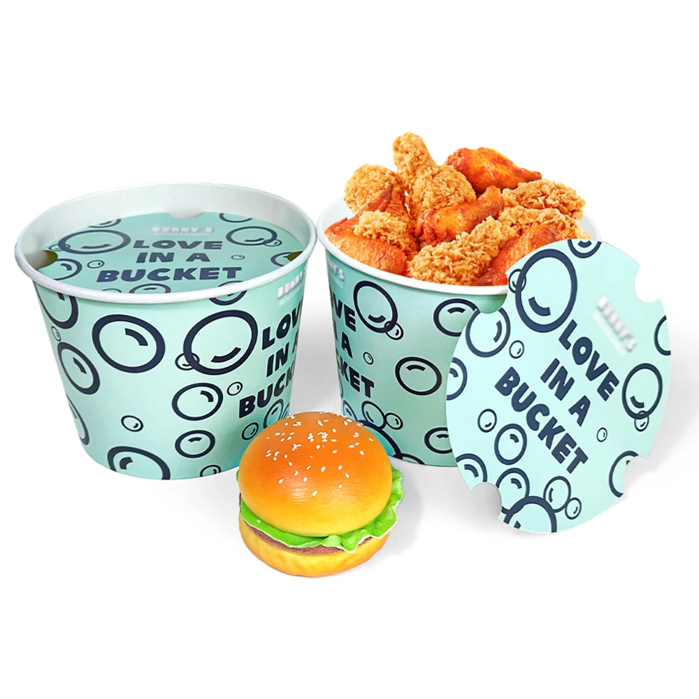 Food Grade Paper Greaseproof Paper Fried Chicken KFC Bucket/Boxes