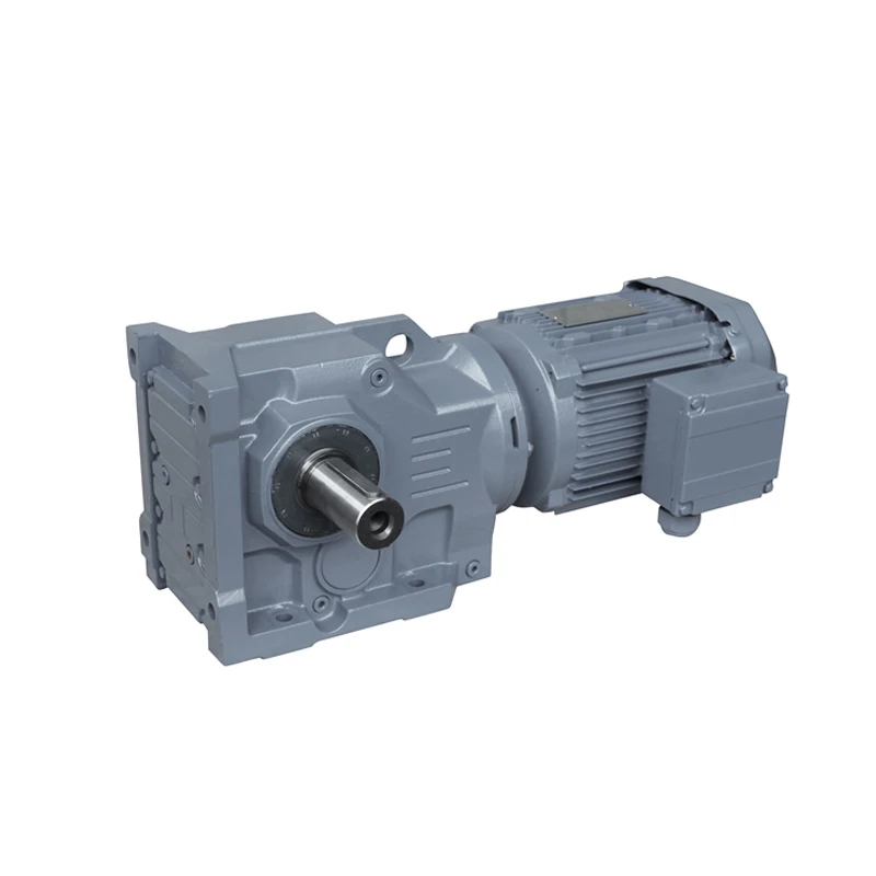 High Strength KA77 Worm Gear Speed Reducer ODM Supported Helical Bevel Electric Motors Gearbox for Machinery Industries