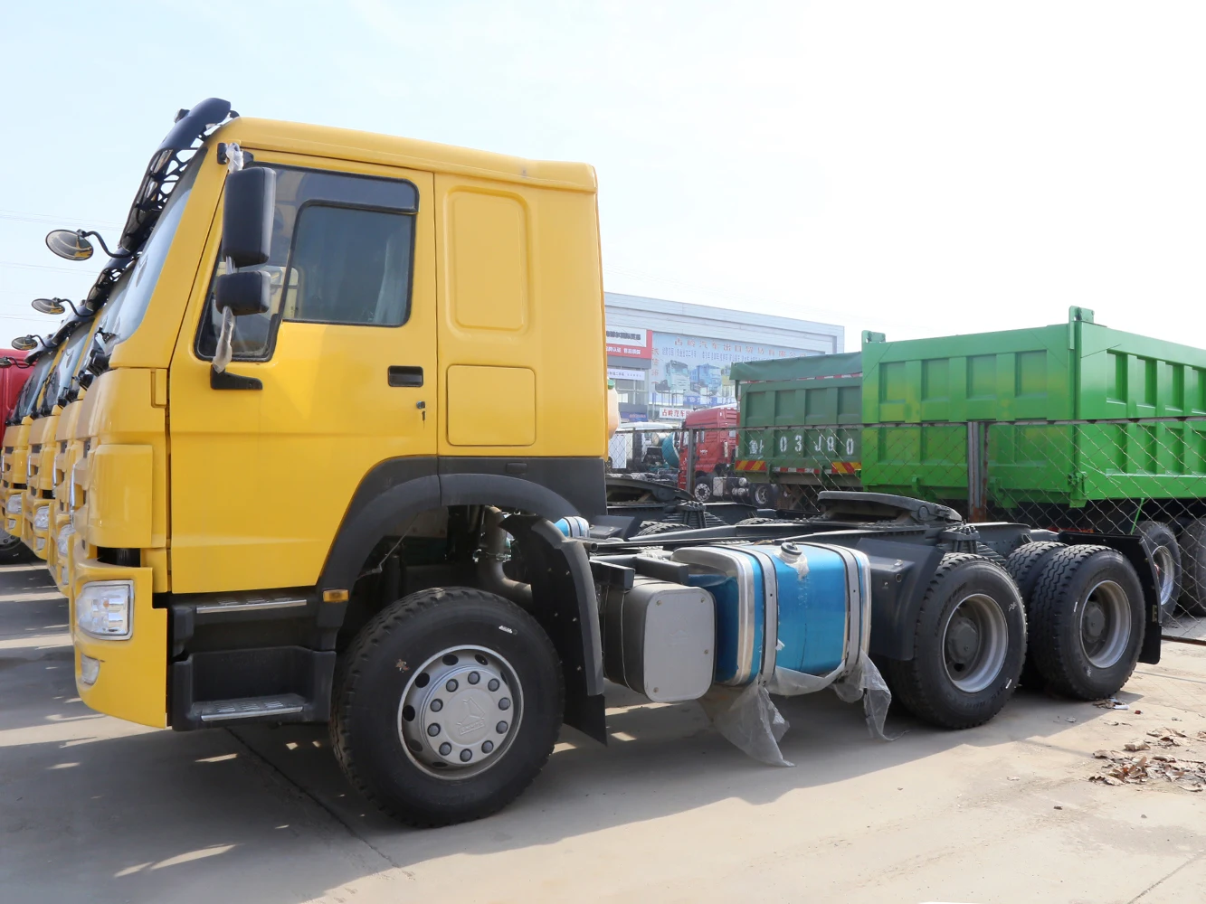 New and used HOWO trailer truck 8x4 540hp left right hand drive low price for sale