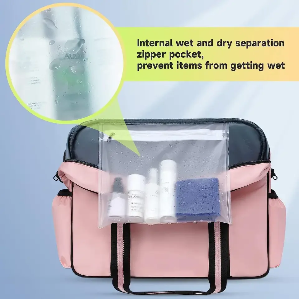 High Quality Water Resistant Leather Shoulder Travel Pickleball Paddles Bag Beach Tennis Rackets Bag For Women