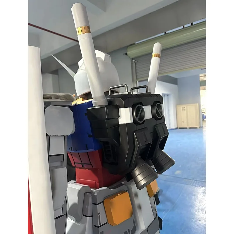 2024 Hot Sale Home Decor Life-Size Fiberglass Gundam RX78 Robot Sculpture for Sale
