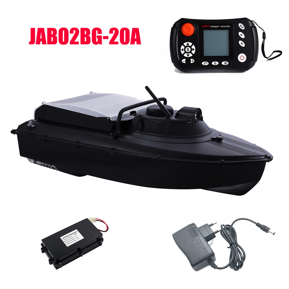 
JABO2BG-20A*2 GPS Auto navigation fish finder bait boat Auto baiting robot German warehouse delivery Store 16 points 
