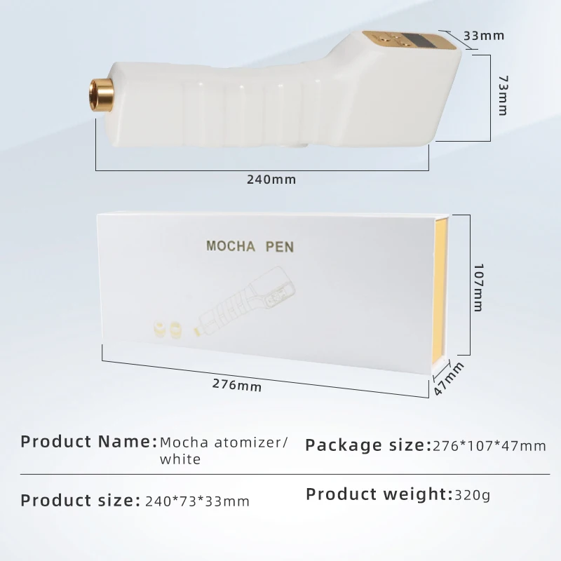 High pressure needleless 0.3ml and 0.5ml ampoule atomizing hyaluronic pen derma pen Hyaluronic Pen Atomizer Hyaluronic Gun