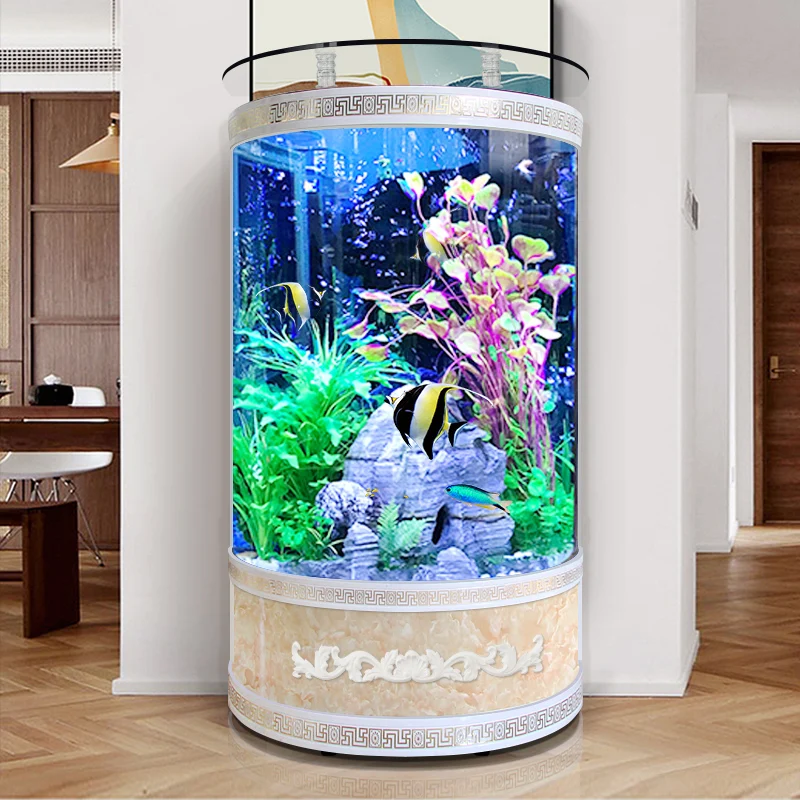 aquariums & accessories Best Selling Customizable Curved Fiberglass Koi Fish Breeding Tank Farming