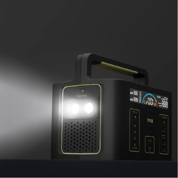 500W Solar Generator with 110V 220V AC Sockets DC 10A 5W LED Flashlight Emergency Backup Lithium Battery