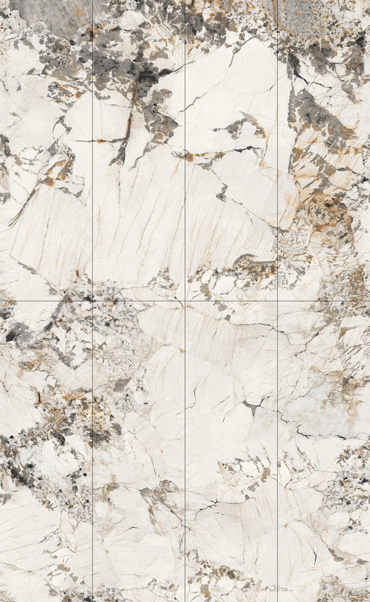 Realgres Foshan Luxurious Pandora Sintered Stone Marble Look Porcelain Slab Polished Tile For Interior Wall