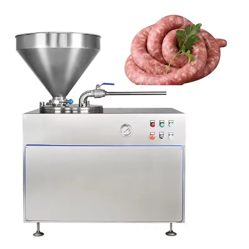 20 30 50KG Hydraulic Large Capacity Chicken Meat Sausage Enema Making Stuffer Filling Bundling Tying Maker Machine