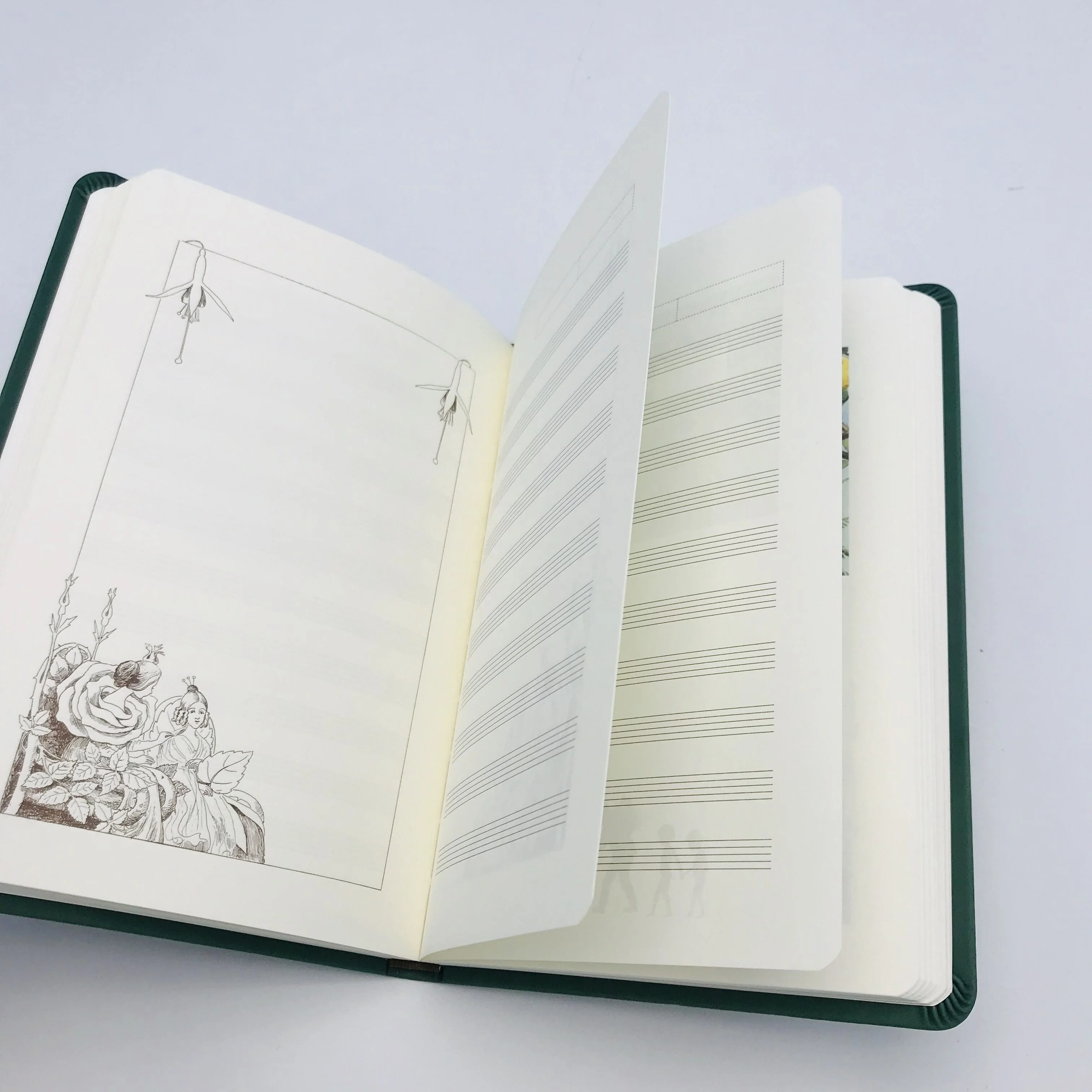 custom  A4 A5 size hardcover pu leather notebook printing journal book printing