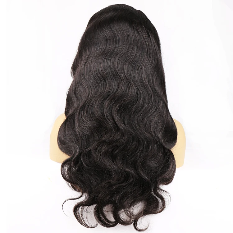 
Wholesale Cheap Transparent Human Hair Body Wave Indian Swiss Full Lace Front Half Wigs With Baby Hair 