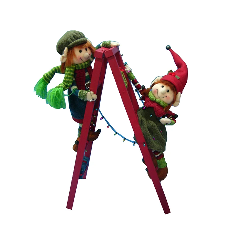 
Christmas Elf Hanging Decorations Xmas Boy Girl Elves Holiday decorative elf dolls 