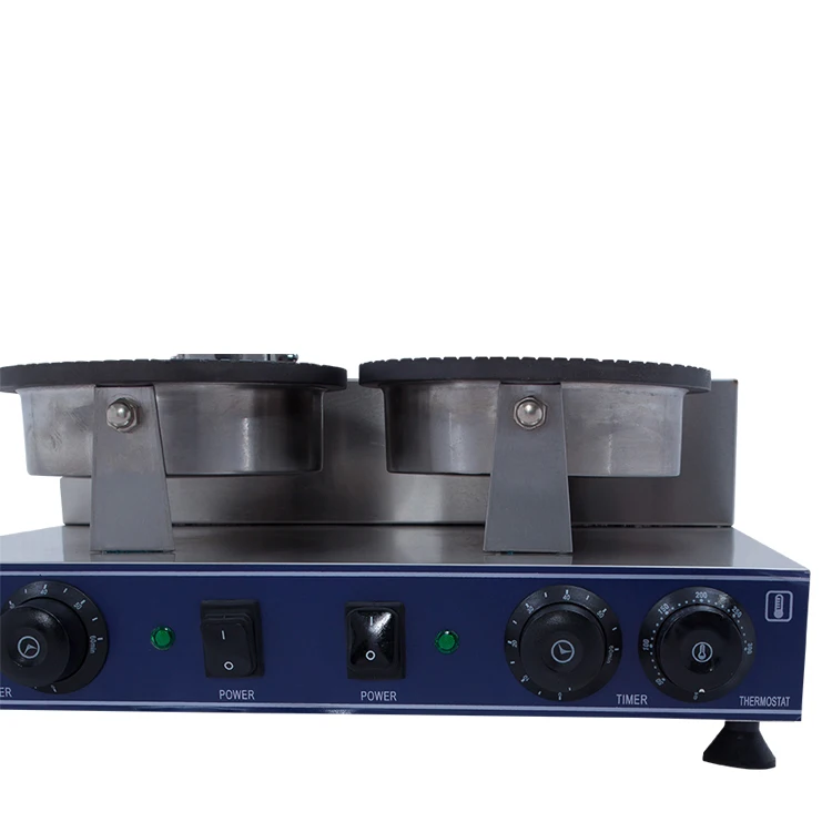 Double Plates Small Waffle Cone Baker / Electric Ice Cream Cone Maker