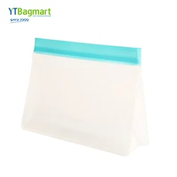 Custom Eco Sandwich Food Packaging Freezer Peva Ziplock Pouch Bag Frosted Grade Foldable Silicone Reusable