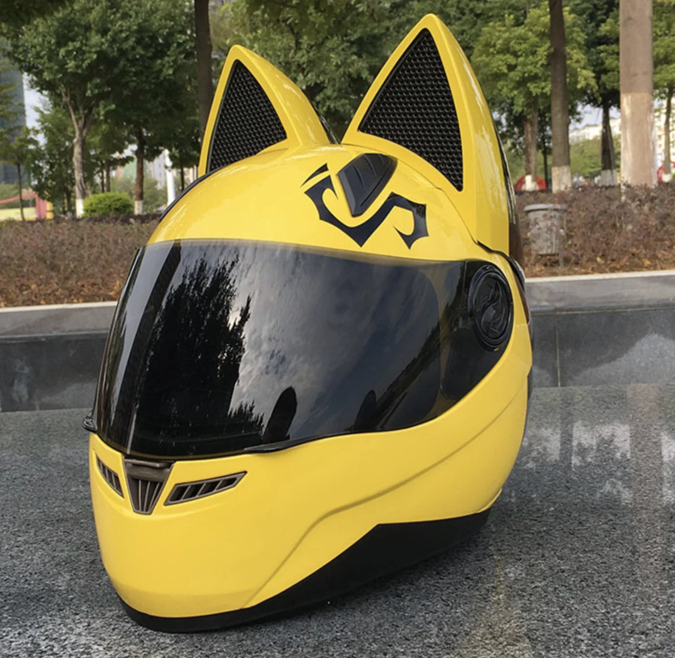 2020 NEW pink Cat head Motorcycle  helmet for sale