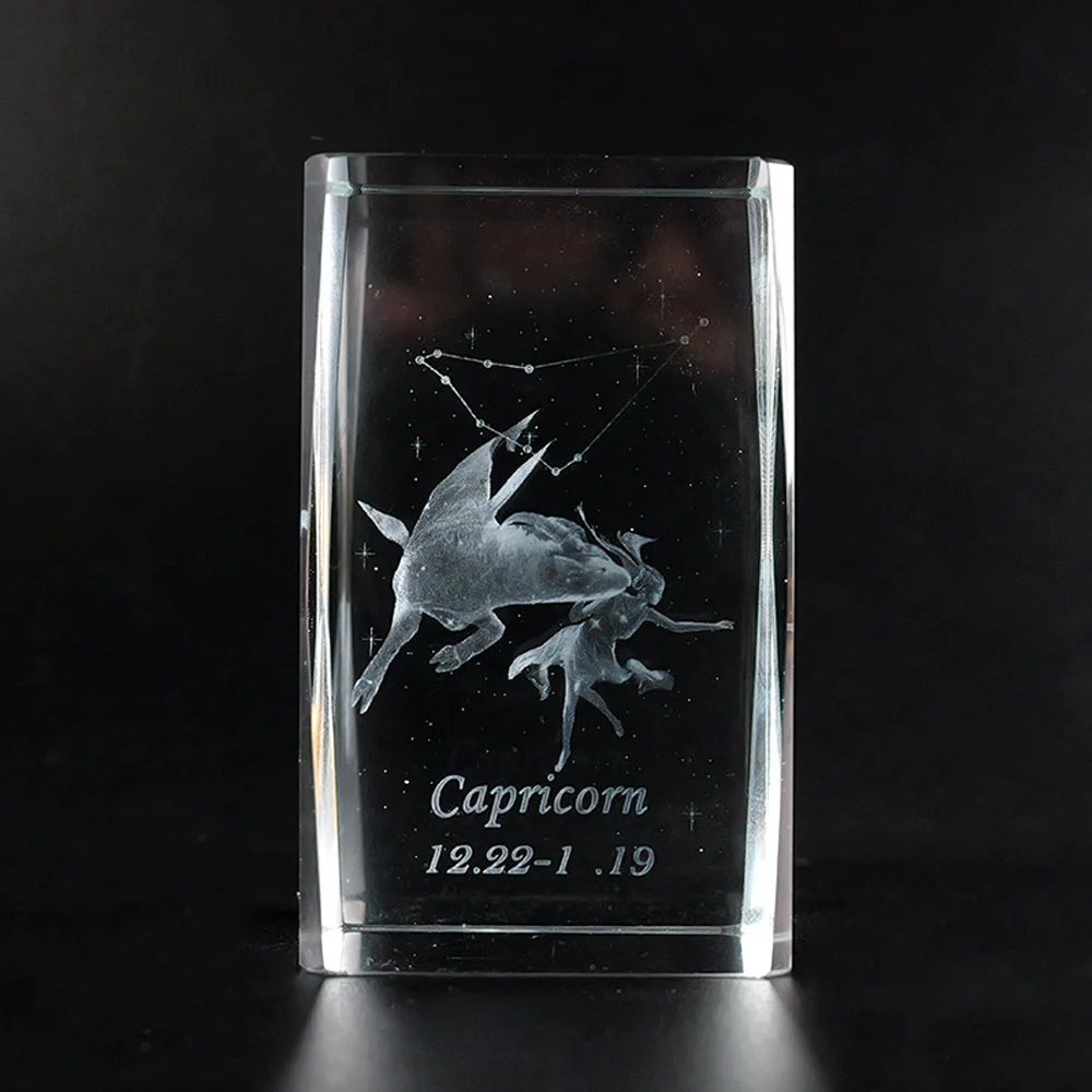 12 Constellation 3d laser crystal Block cube