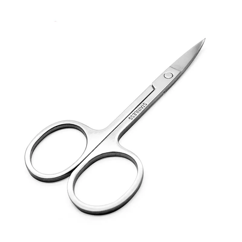 Stainless steel eyebrow trimming scissors double eyelid stickers scissors beauty scissors
