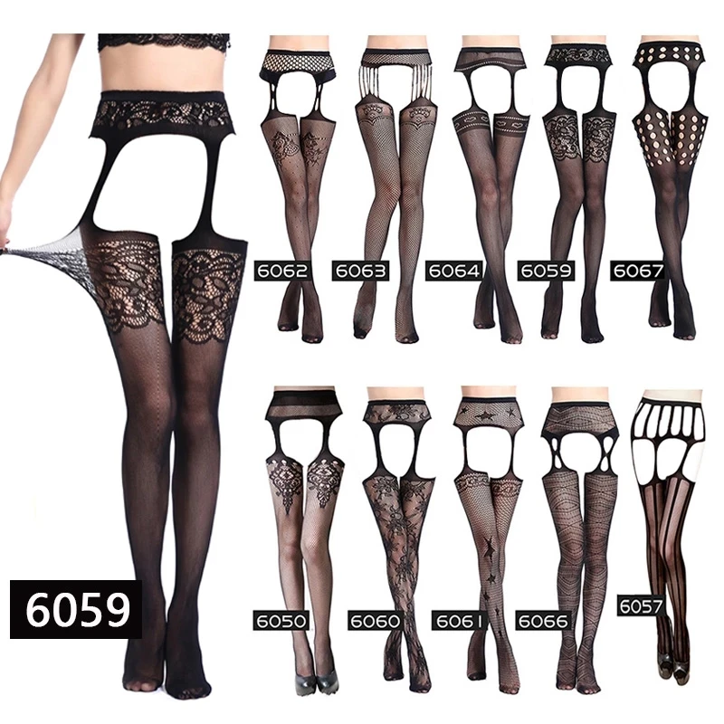 Fishnet Elastic Nylon Stockings Pantyhose Stocking Collant Femme Lace Sexy Tights Transparent Slim Women Tights Lingerie