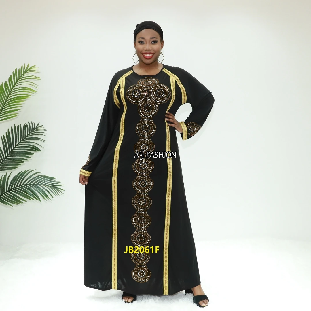 Исламское модное Красочное платье в стиле Абайи JB2061F Togo boubou хиджаб