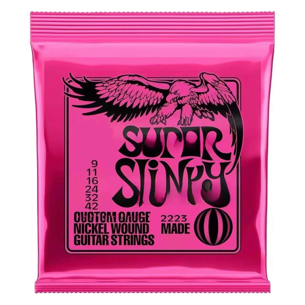 wholesale guitar string 2223 9-42 sets/pack oem custom super regular nickel wound electric guitar strings for guitar accessories
