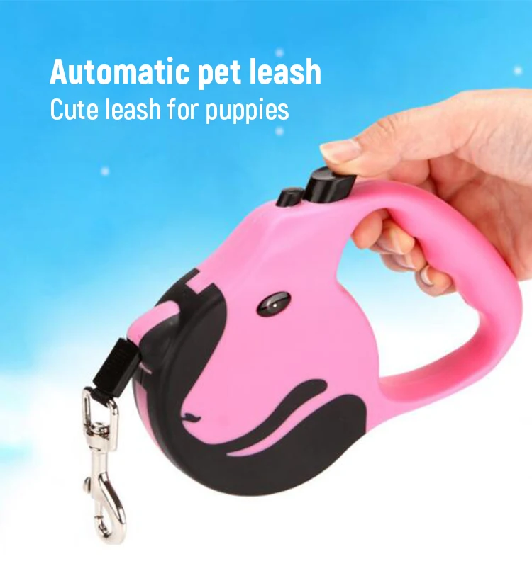
2021 Beatiful Automatic smart pet leash Amazon hot selling factory direct sales can automatically shrink 