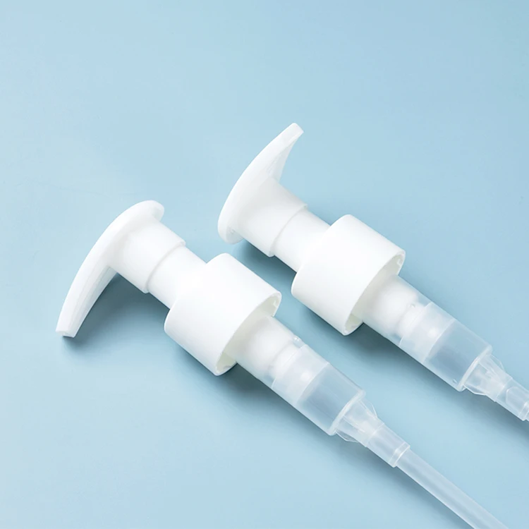 All plastic 24 28/410 white lotion pump lotion foaming hand liquid soap dispenser pump without spring