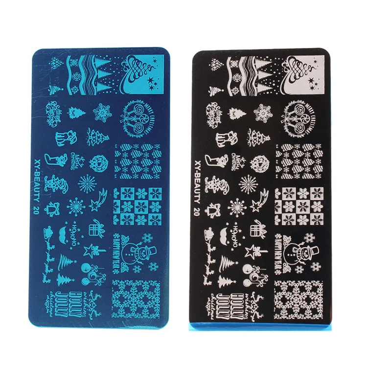 Nail Stamp Plates 32 Designs Xy-Beauty Nail Art Stamping Template Stainless Steel Nail Art Image Stencil Tools