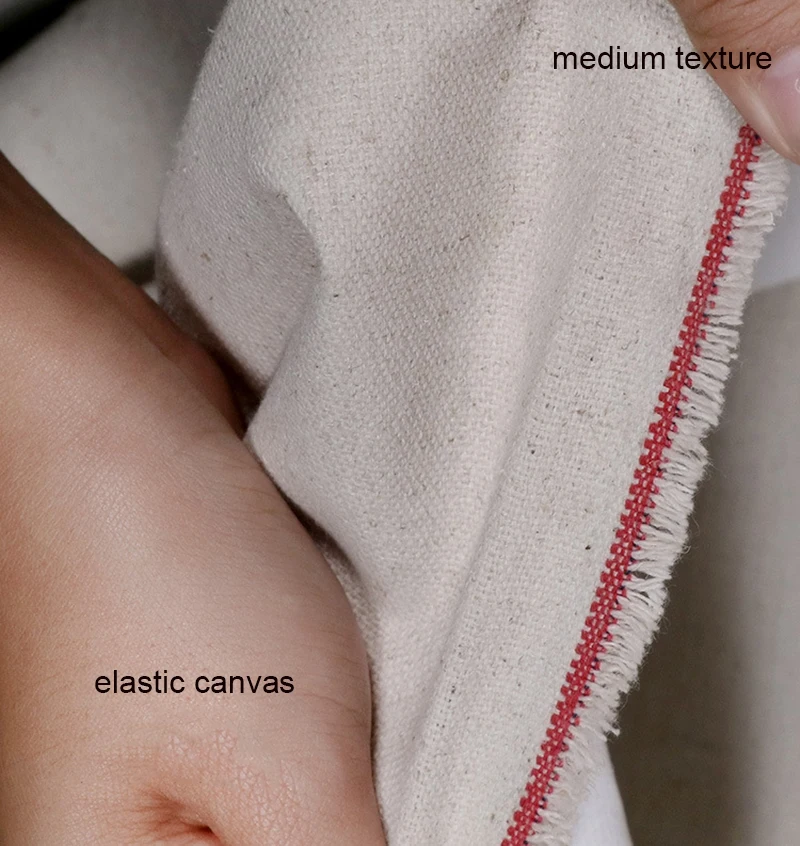 Bview Art Triple Primed Gesso Acid Free Linen Unstretched Canvas Roll