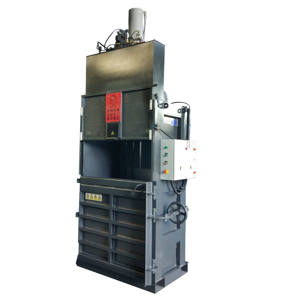 Press Baler Machine Vertical Hydraulic Cardboard Baling Press Machine Vertical Hydraulic Waste Plastic Pet Bottle Baler