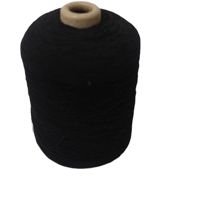 New Model Customized Chunky Rubber Yarn Hand Knitting Polyester Nylon Covered Rubber Yarn For Weaving