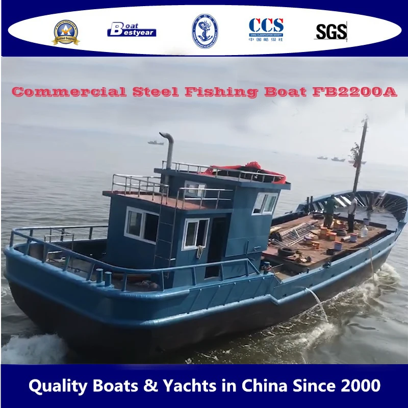 Bestyear 22m Steel Commercial Fishing Boat