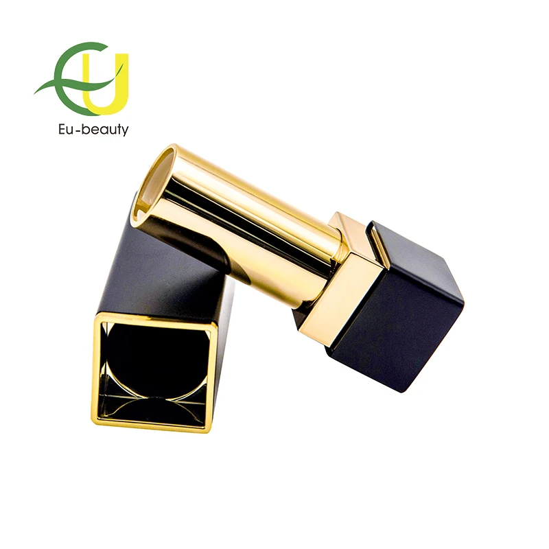 High-grade black magnet metal  lipstick tubea or lip balm container