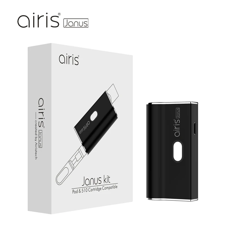  Новый дизайн pod/картридж 2 в 1 вейп Airis Janus батарея 650 мАч бокс