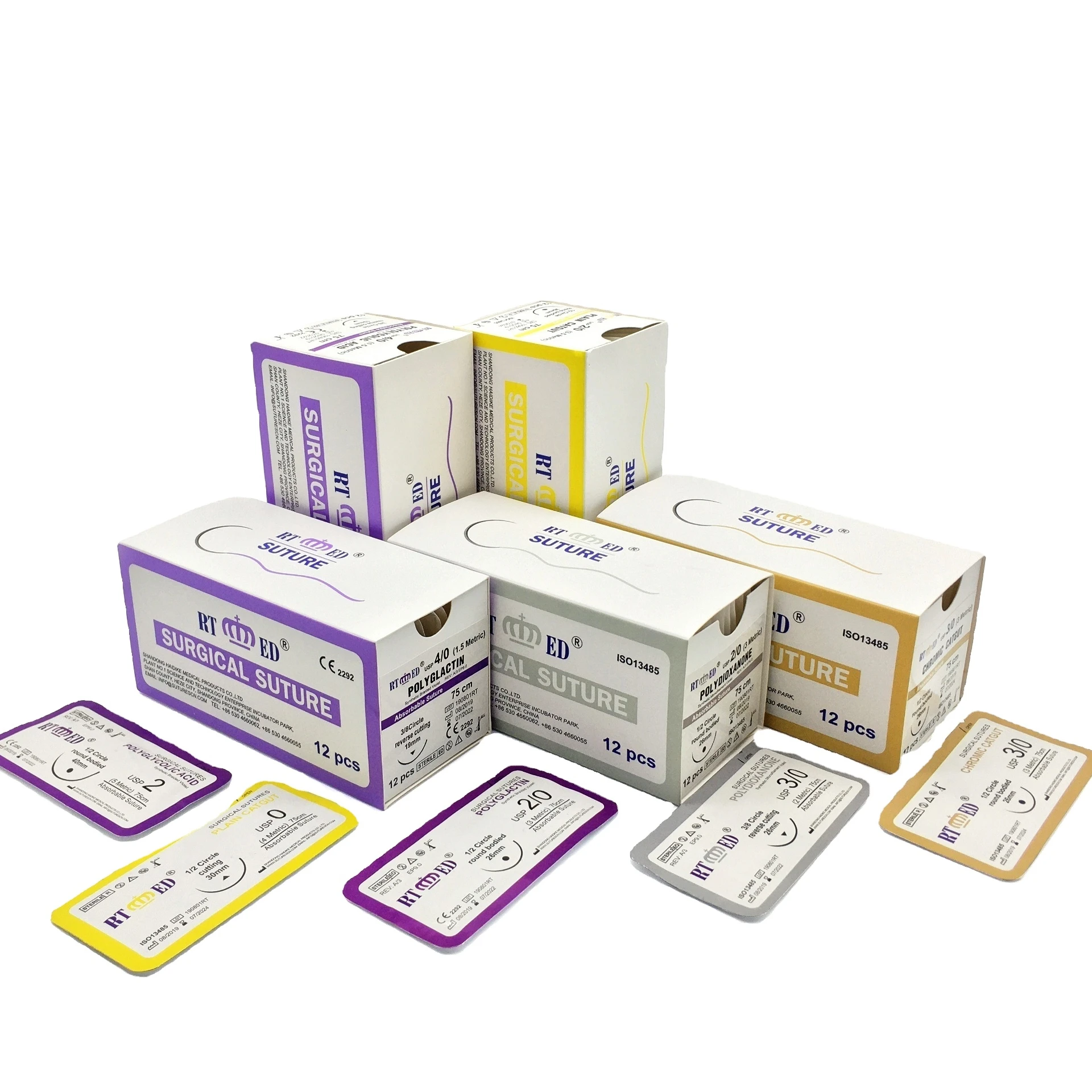 Нейлоновый шов, Круглый 10 0 9 0 6-0 4-0 7/0 2/0, мононити, офтальмологический полиэстер, Полиамид, неабсорбируемые хирургические швы