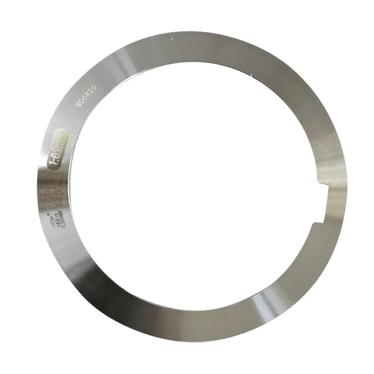 
Manufacturer low price metal circular slitting knife and gasket for machine 