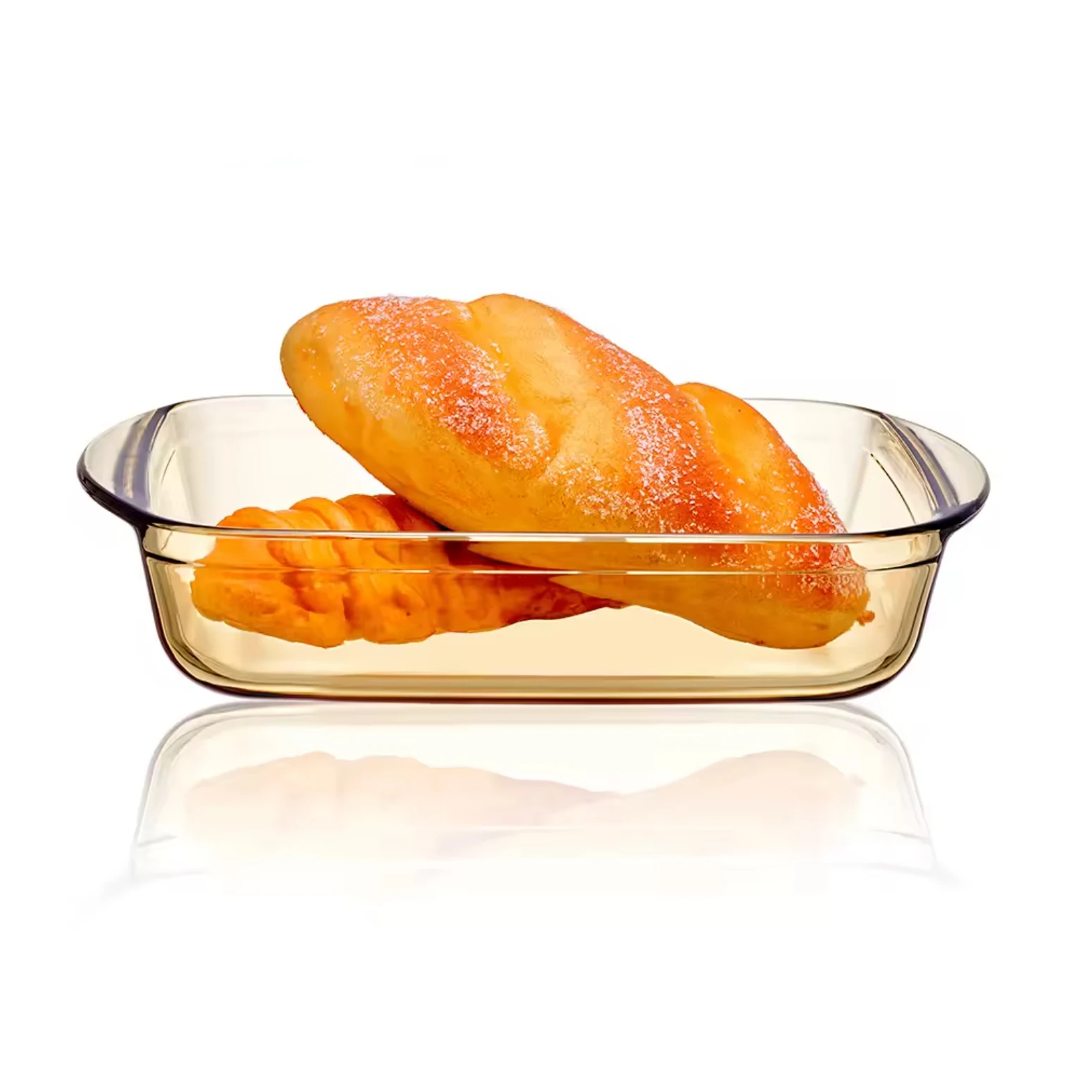 Wholesale High Borosilicate Glass Baking Dish/Glass Baking Tray Kitchenware Microwave Rectangle Glass Baking Dishes Pans