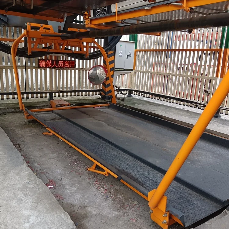 Small area occupation automatic circulation vertical rotary parking lift system