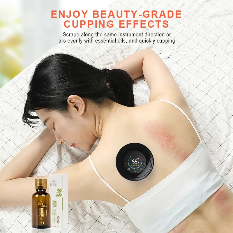 Hot Selling Electric Cupping Therapy Back Massager Vacuum Suction Cups Electric Cupping Set for cellulite