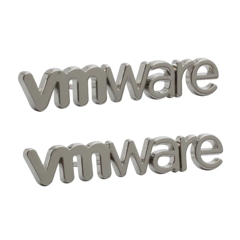 Custom Metal Personalized Pattern logo Enterprise English Letters Safety Pin Brooch