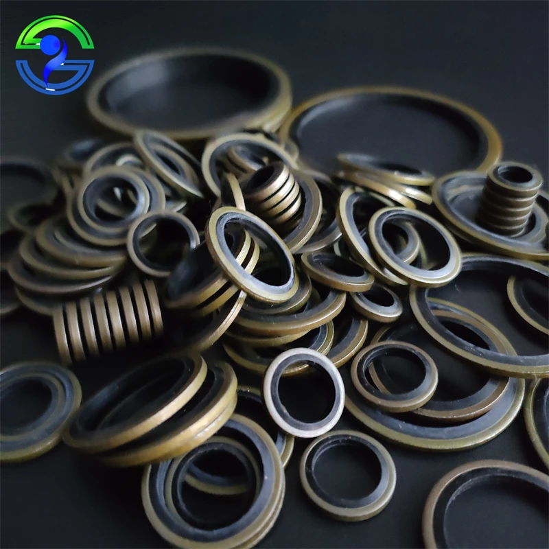 Nbr Metal/ Zinc Plated Steel Compound Gasket Bolt Washer Bonded Combination Gasket