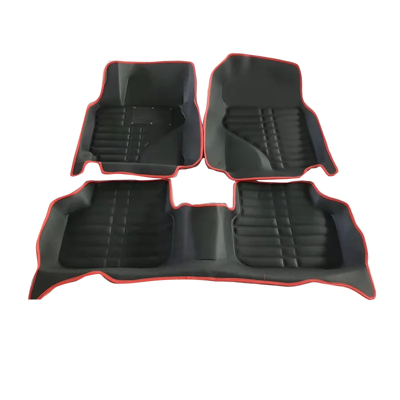 Car Floor Mats Liner Front & Rear carpet Mat Top Grade Hot Sales Auto Accessory Decorative Universal PVC Plush Car Floor Mat