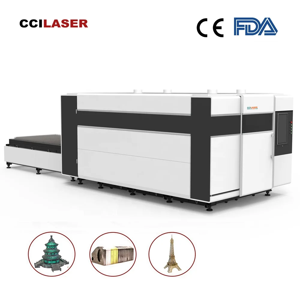 Factory Wholesale High Quality CNC Full Enclosed Fiber Laser Cutting Machines for Steel Metal Aluminum Price 2000w 3000w